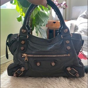 Balenciaga motorcycle city bag